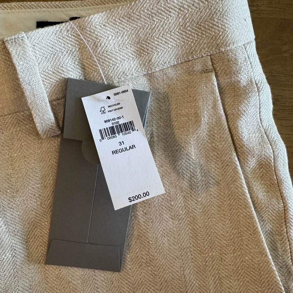 Banana Republic Tan Dress Pants Straight-Leg